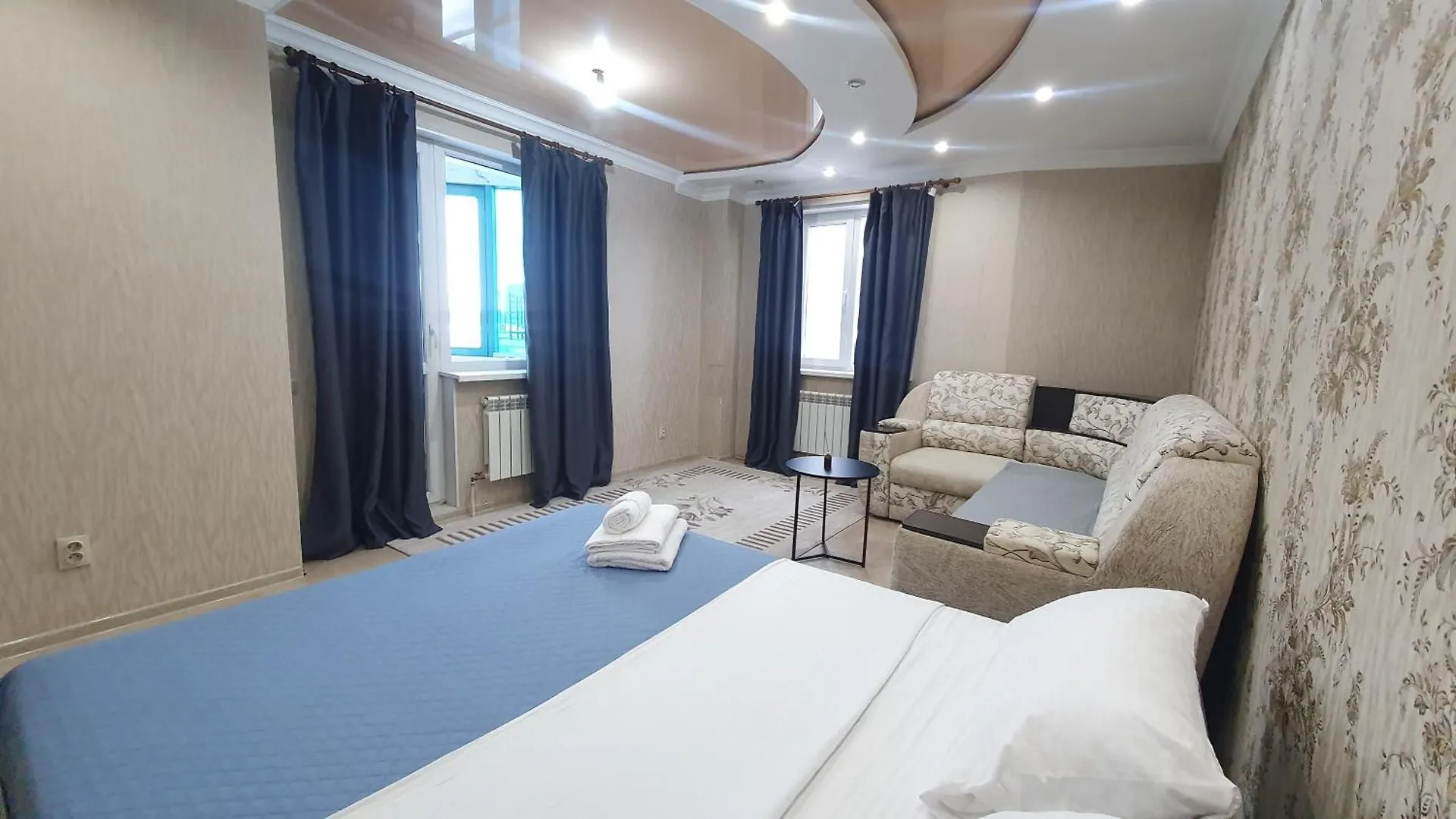 Apartment 2 2Х Комн Кв С 2Мя Кроватями И Раскладным Диваном В Центре Nur-Sultan